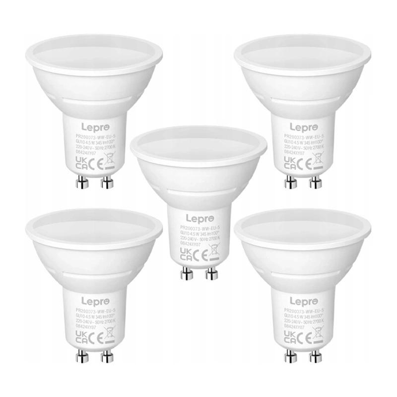 LEPRO 200073-WW-EU-5 GU10 LED Bulb, 4