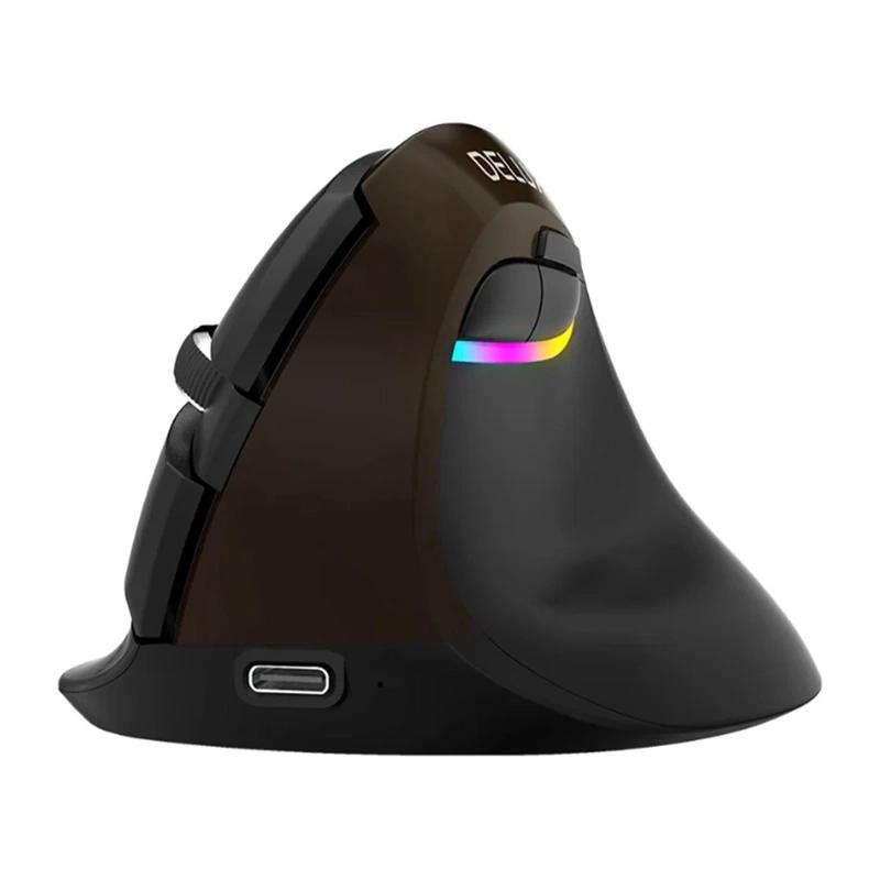 Delux M618Mini Gold Ergonomic Mouse (USB