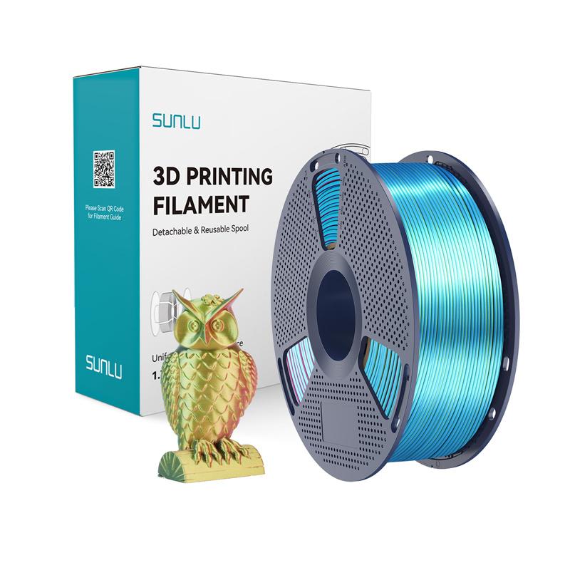 Sunlu PLA+ Silk Tri-Color Filament (red