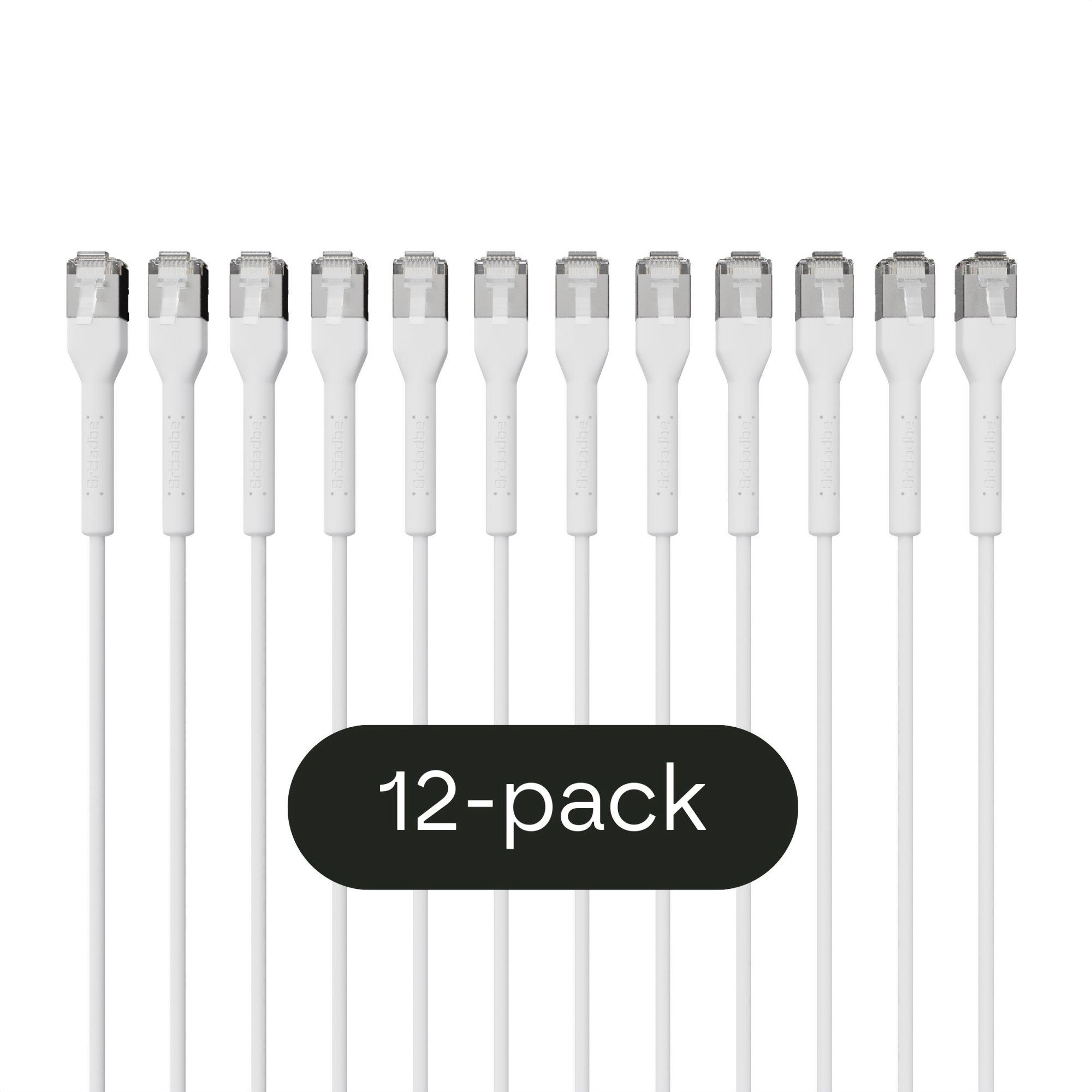 Broadbe plānais Patch kabelis 10G balts