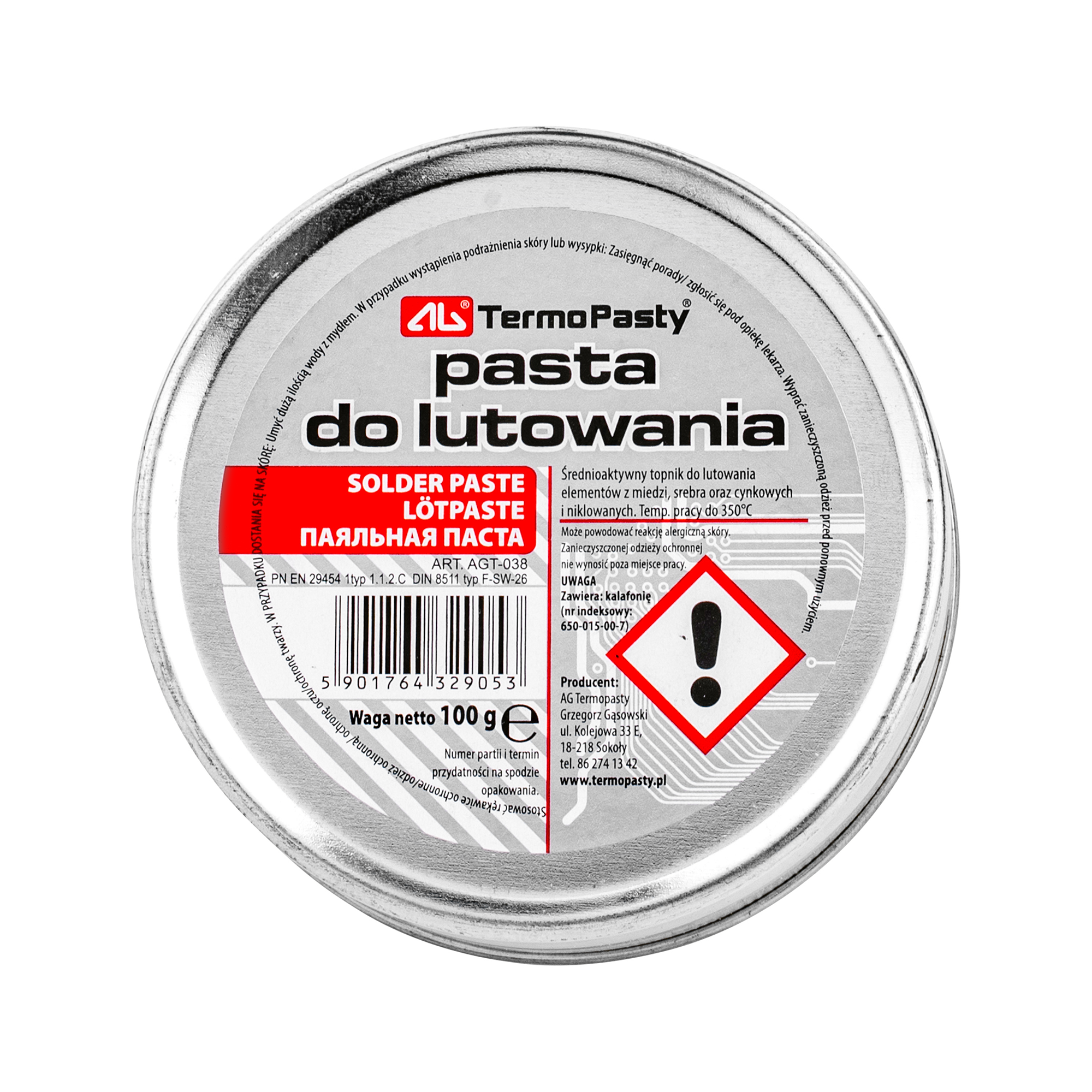 AG TERMOPASTY Elektromateriāli // Ķīmiskie līdzekļi