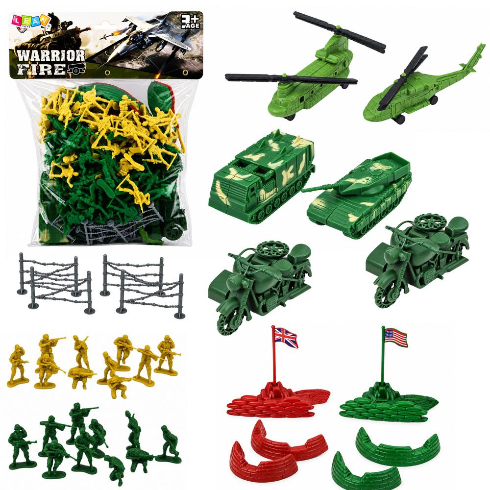 LEAN TOYS Zestaw Militarny Żołnierzyki Figurki