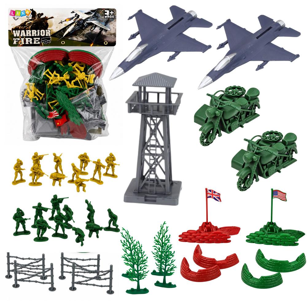 LEAN TOYS Zestaw Militarny Żołnierzyki Figurki