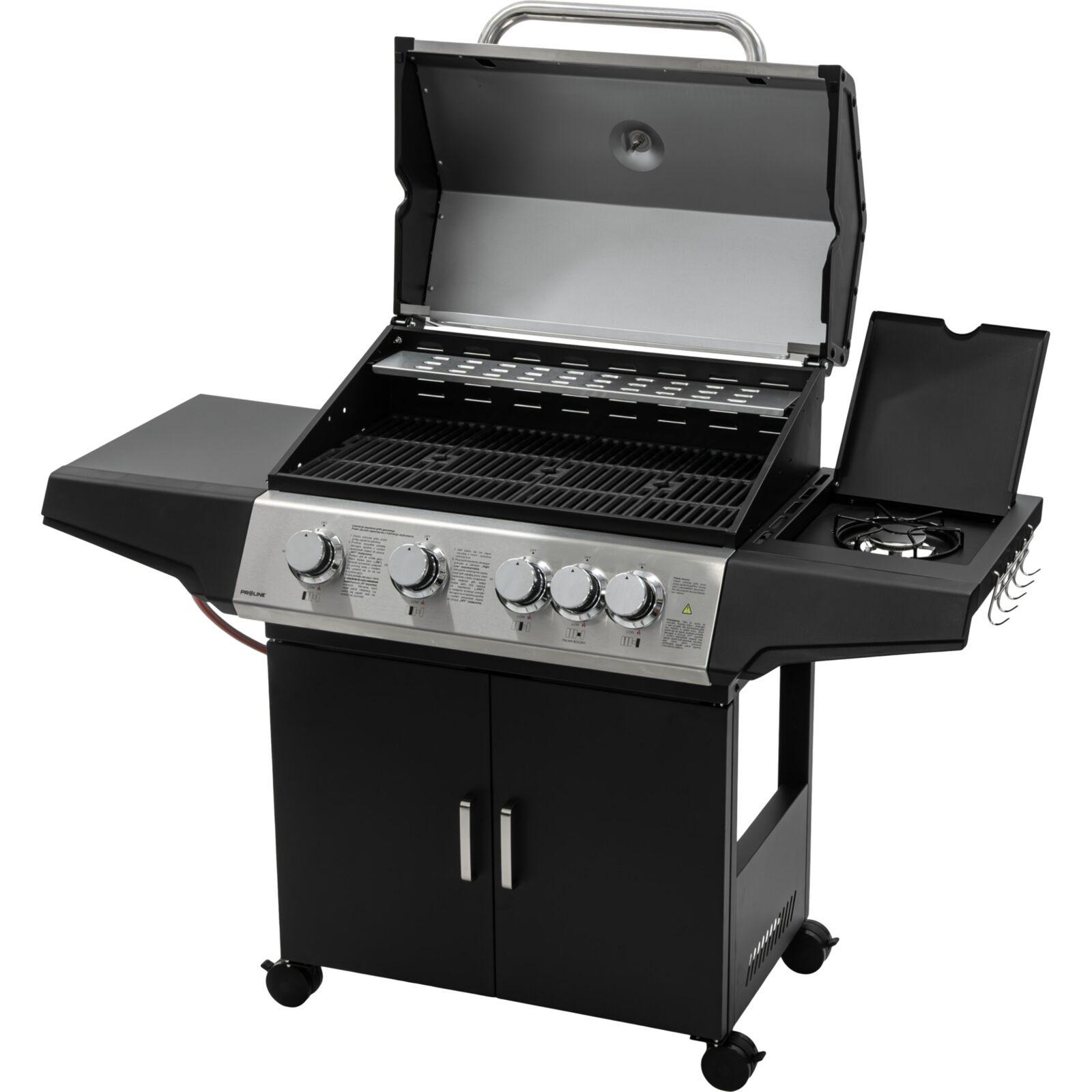 Grill gazowy czarny 4+1 / 15