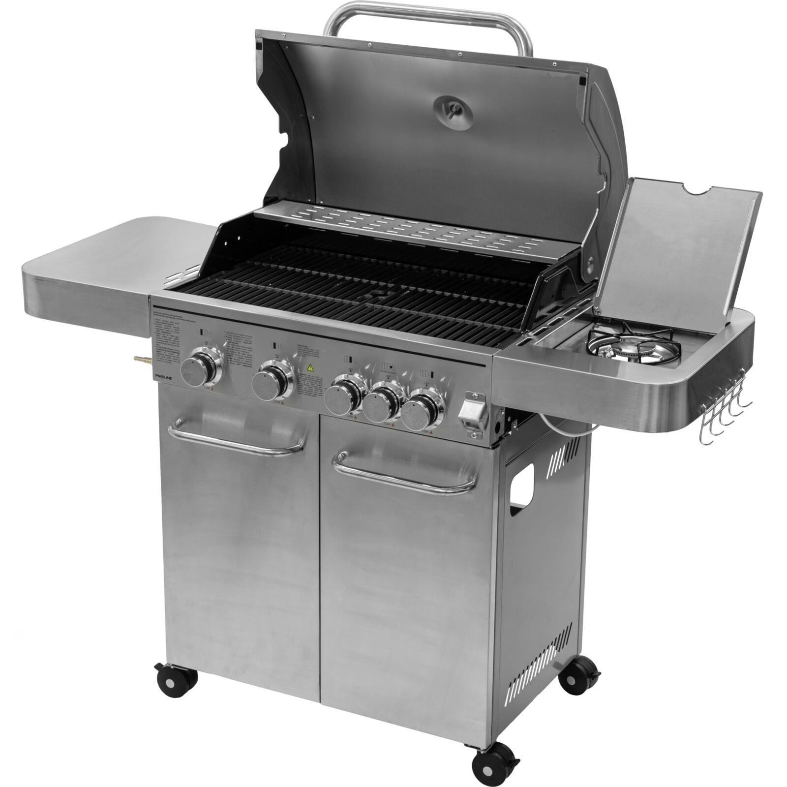 Grill gazowy nierdzewny 4+1 / 17