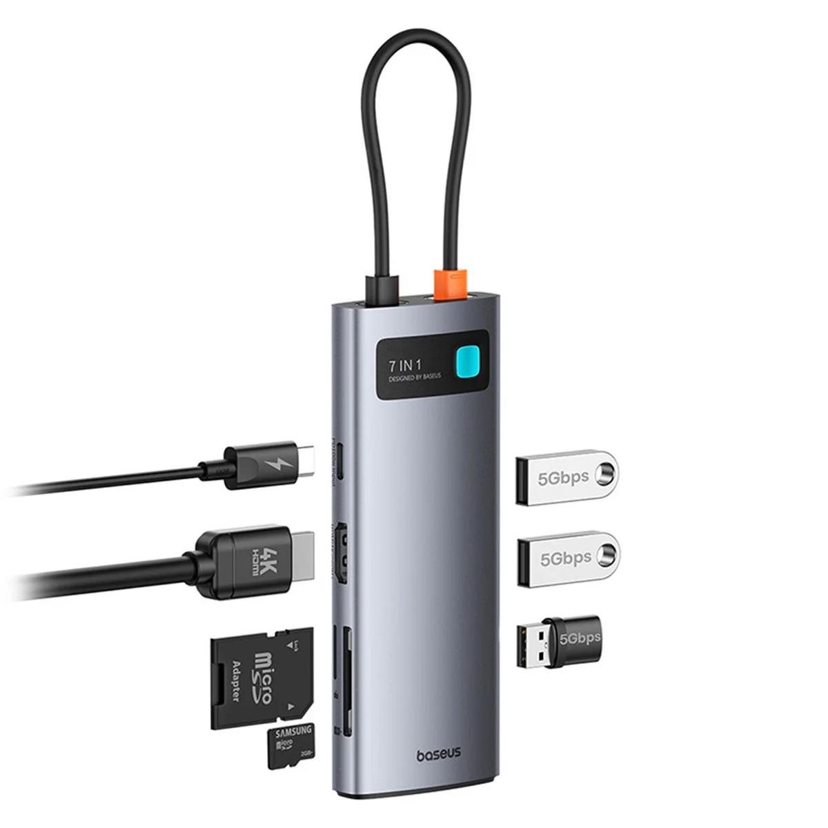 Docking station 7in1 USB C plug