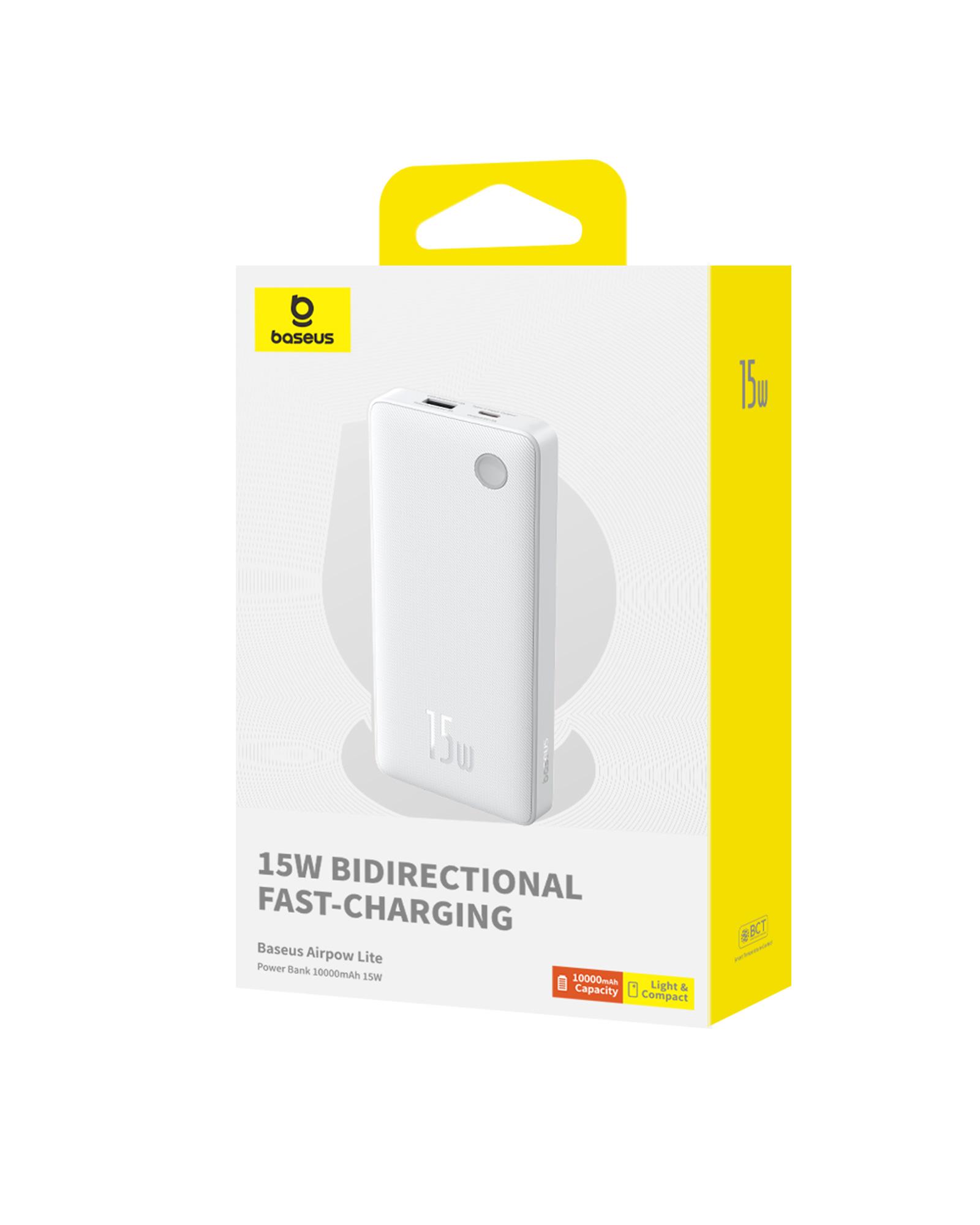 LiPo Powerbank 10000mAh 15W USB +
