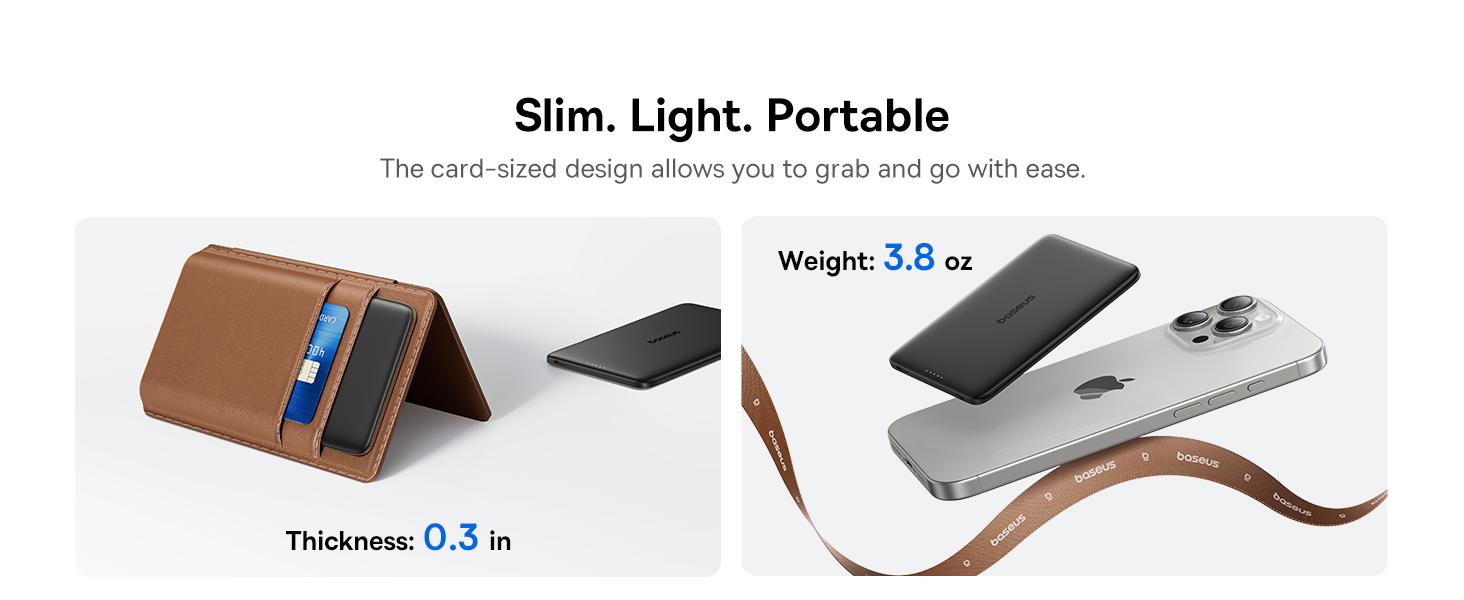LiPo PowerBank 5000mAh 20W Wireless Qi
