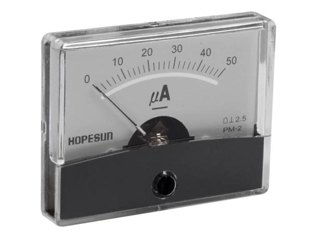 China ANALOGUE CURRENT PANEL METER 50µA