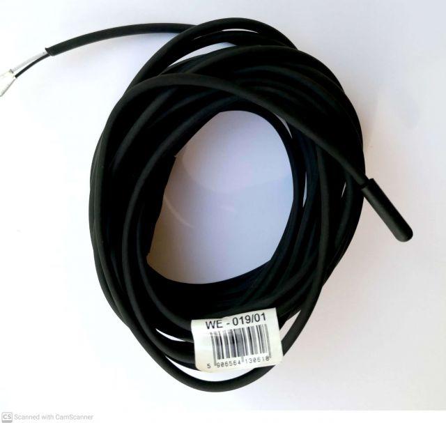 Temperatūras sensors WE-019/01, NTC10k, 5m, Kospel