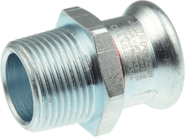 Karbona pāreja 22x1/2`` ā (Steel) KAN-therm