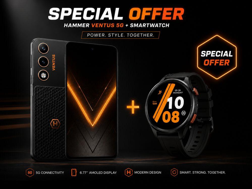 Viedtālrunis Hammer  Ventus 5G | Smartphone