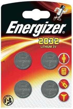 Akumulators Energizer Lithium CR2032 4pcs