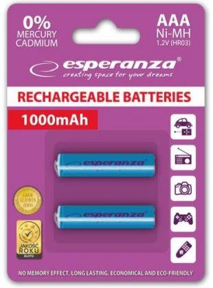 Akumulators Esperanza EZA101B 1000mAh 2-pack Blister
