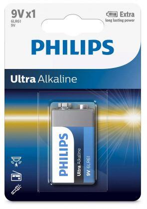 Akumulators Philips 6LR61E1B/10 Ultra Alkaline 1