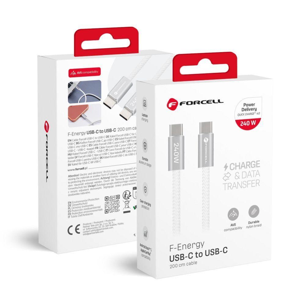 Kabelis Forcell  Cable USB C to