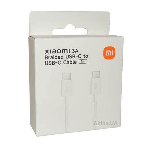 Kabelis Xiaomi 3A Braided USB-C to