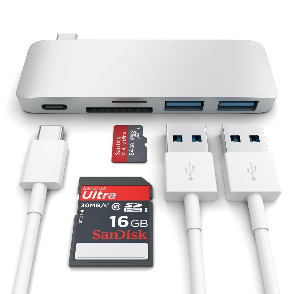 Parveidotājs Satechi Universal USB-C Passtrough Hub