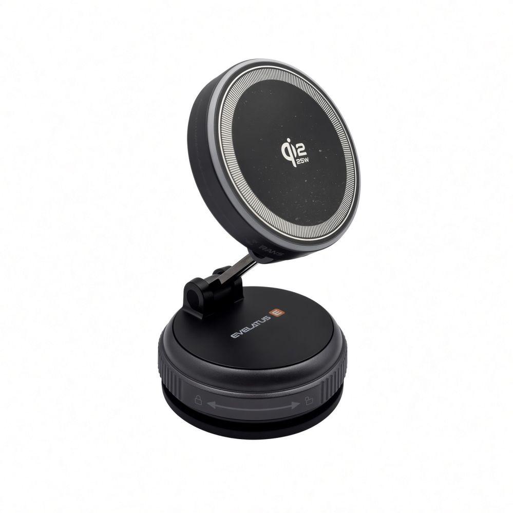 Auto turētājs Evelatus Qi2 25W Magnetic