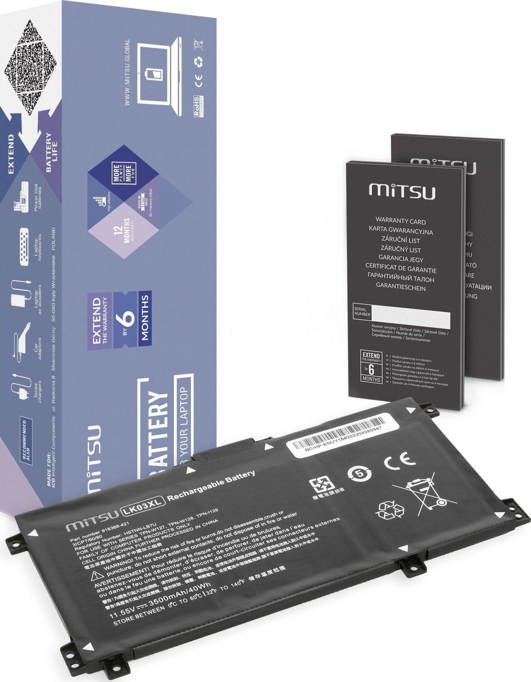 Cita datorprece mitsu  Mitsu Battery LK03XL