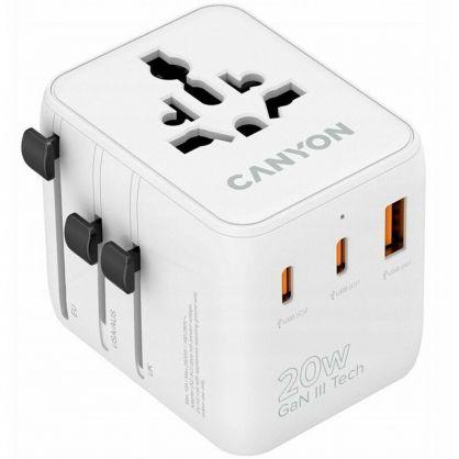 Parveidotājs Canyon  Travel Adapter OnTour 20