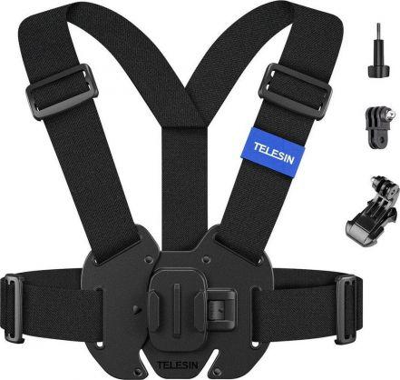 Aksesuārs sporta kamerām Telesin Chest Strap