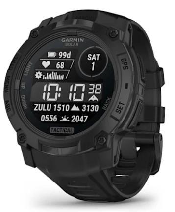 Viedpulksteni Garmin INSTINCT 3 SOLAR/BLACK Tactical