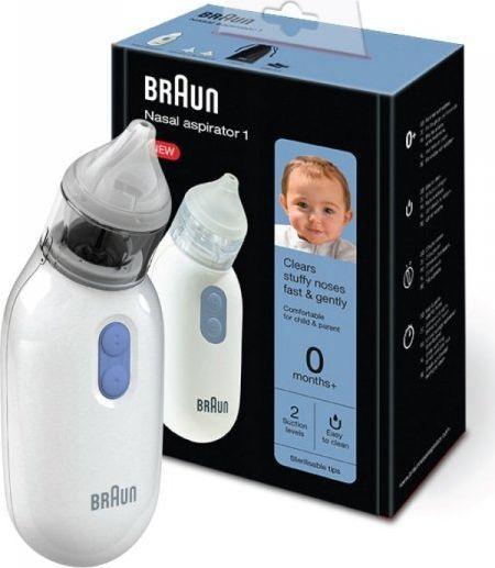 Aksesuāri, rati bērniem Braun Nasal aspirator