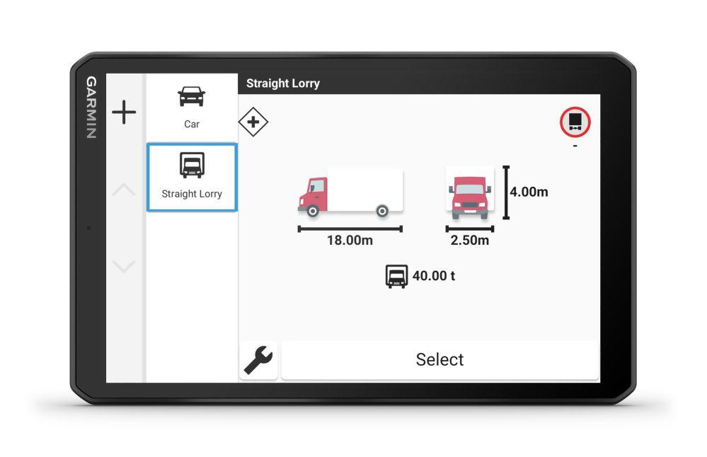 Auto navigācija Garmin  dezl LGV820 8&quot