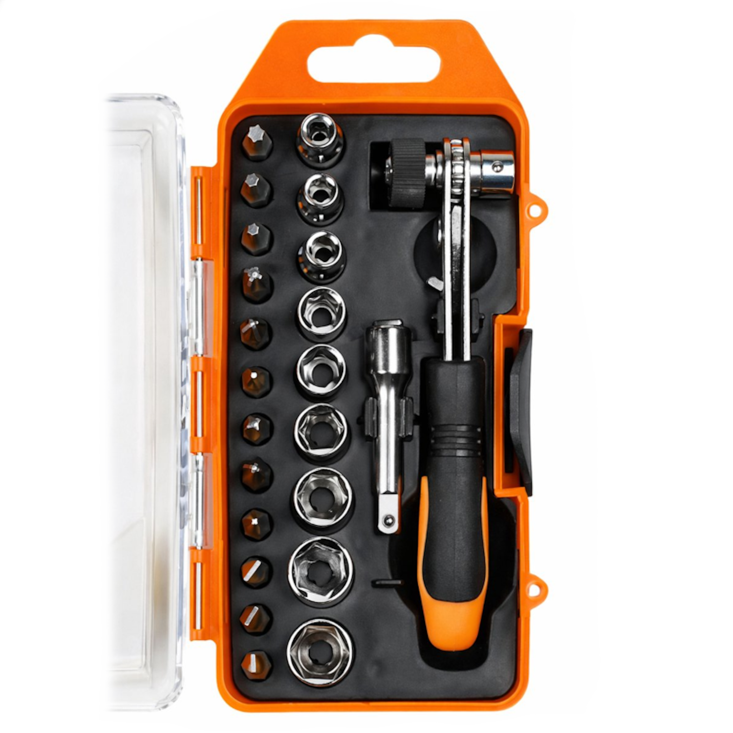 Benson Tools Bit/Doppenset+Ratel Compact 23-Piece Ratchet