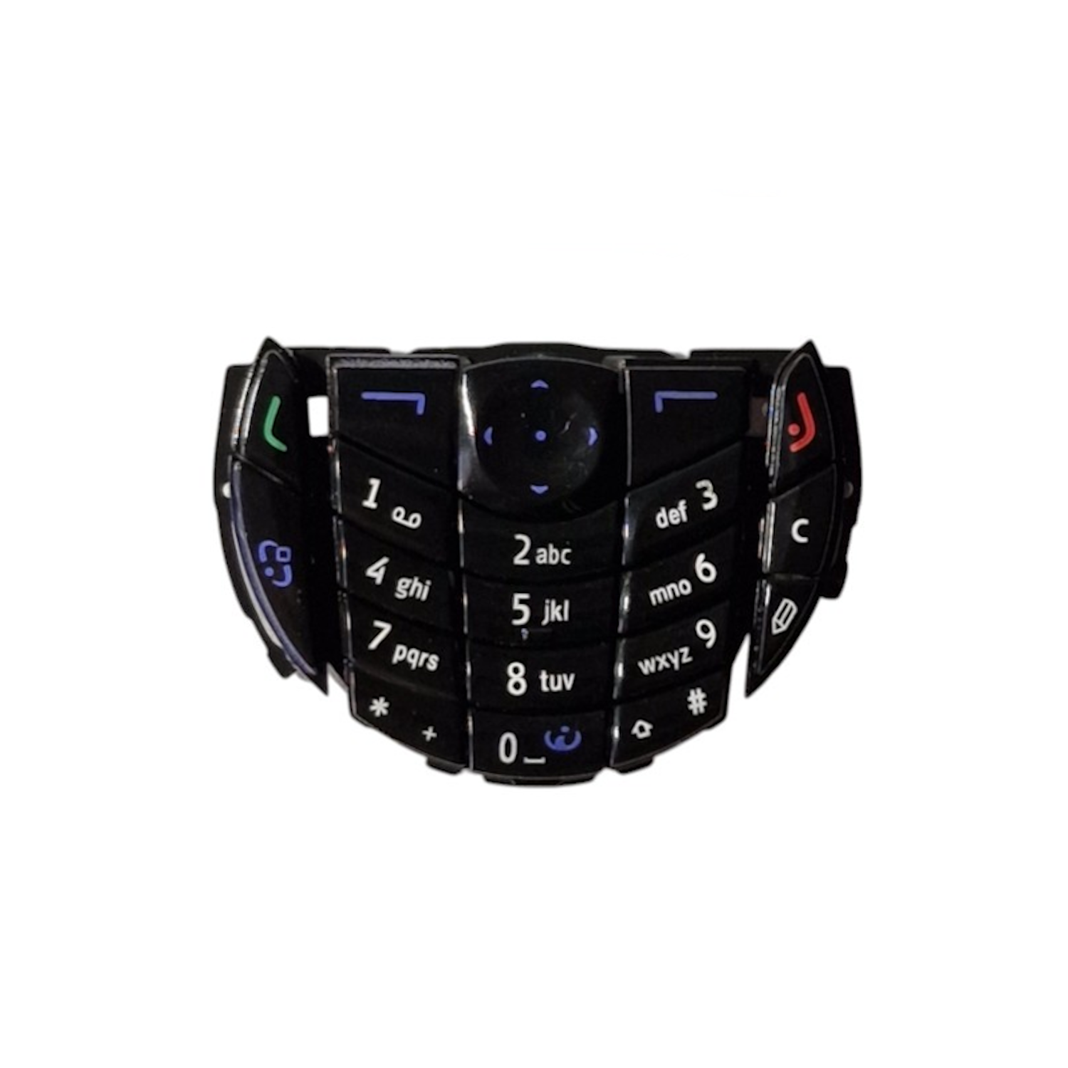 Nokia 6630 replacement keypad Black