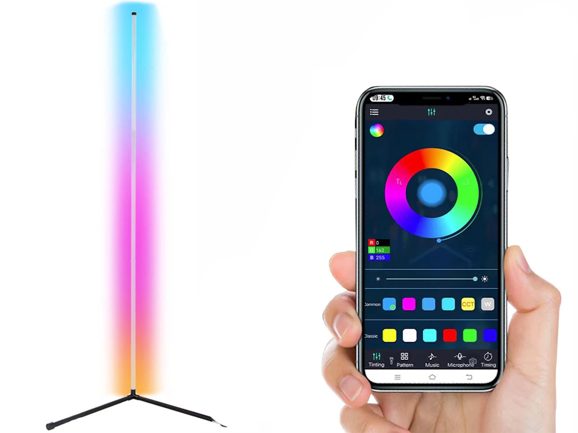 Riff LED RGB Floor lamp corner