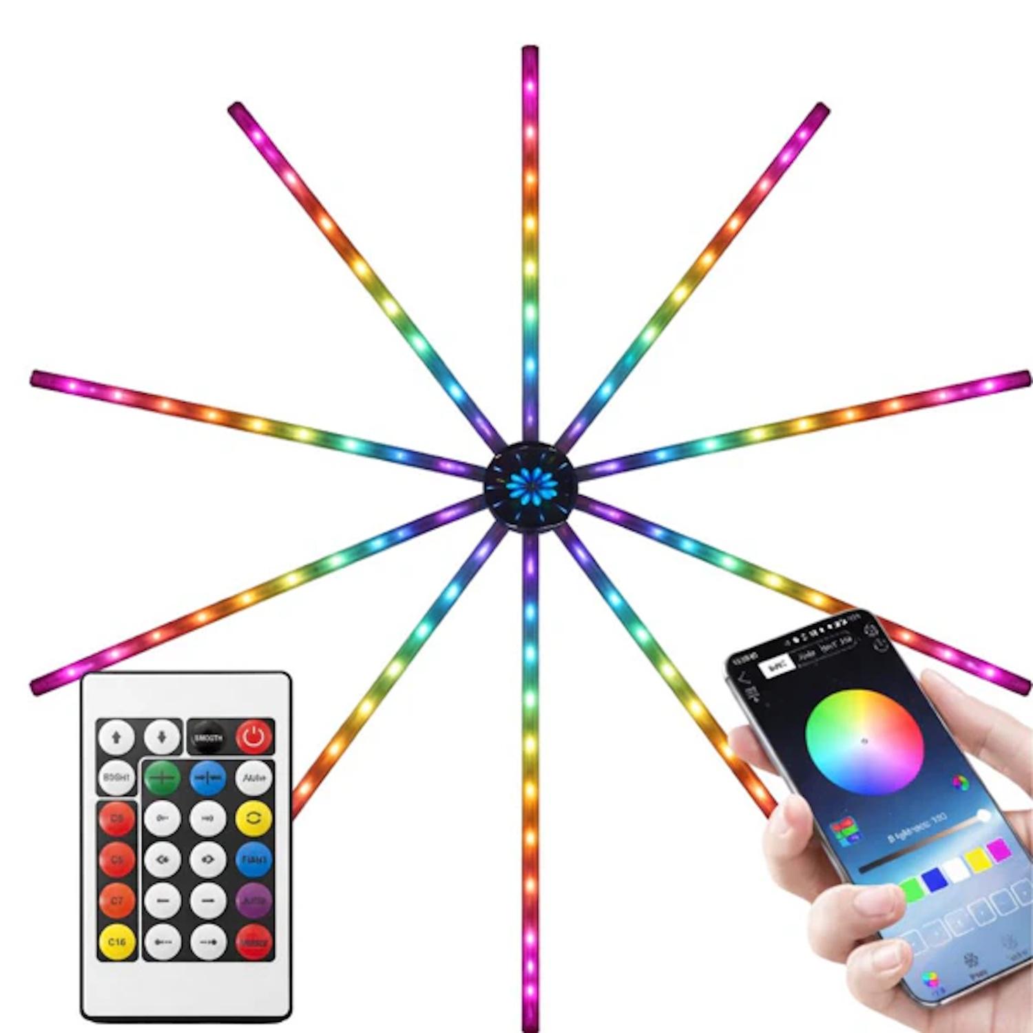 Riff RGB LED fireworks lamp +