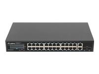 LANBERG switch PoE+ 24x 1GB 2x