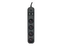 GEMBIRD Smart power strip with USB