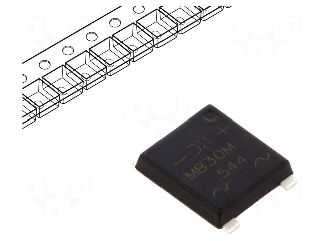 DIODES INCORPORATED Bridge rectifier: single-phase |