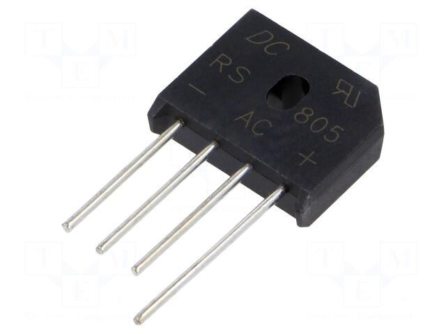 DC COMPONENTS Bridge rectifier: single-phase |