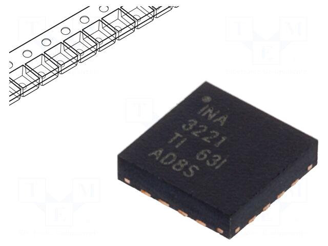 TEXAS INSTRUMENTS IC: instrumentation amplifier |