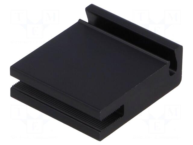 FISCHER ELEKTRONIK Heatsink: moulded | black