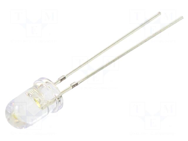 OPTOSUPPLY LED | white | 5mm