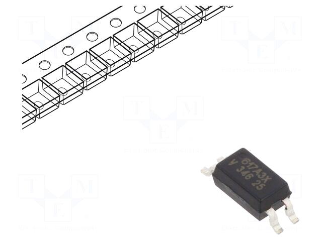 VISHAY Optocoupler | SMD | Ch: