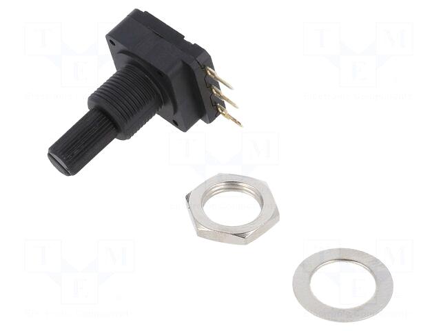 PIHER Potentiometer: shaft | 50kΩ |