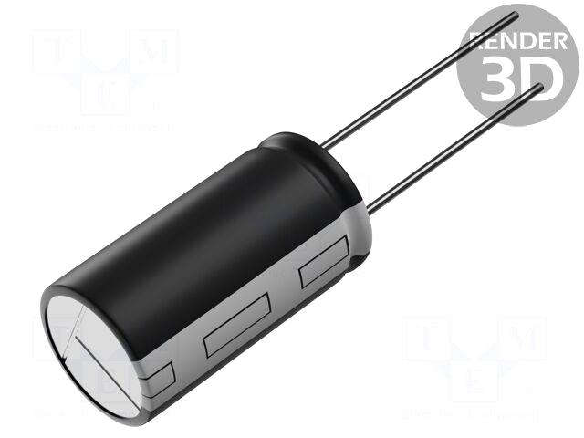 Panasonic Capacitor: electrolytic | THT |