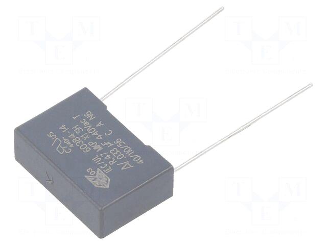 KEMET Capacitor: polypropylene | X1 |