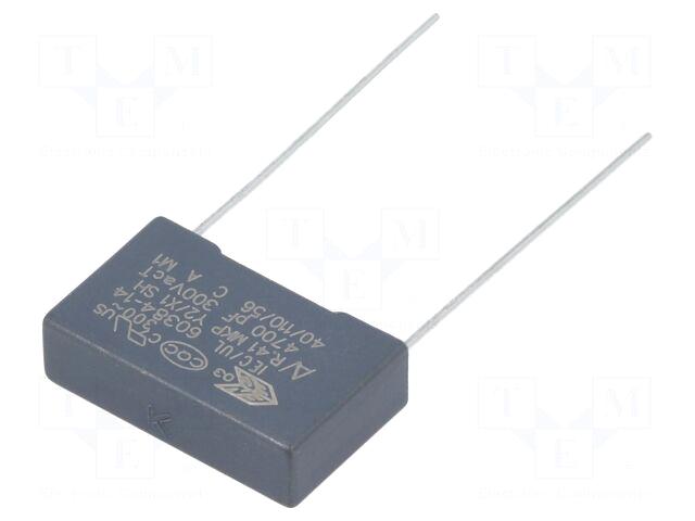 KEMET Capacitor: polypropylene | Y2 |