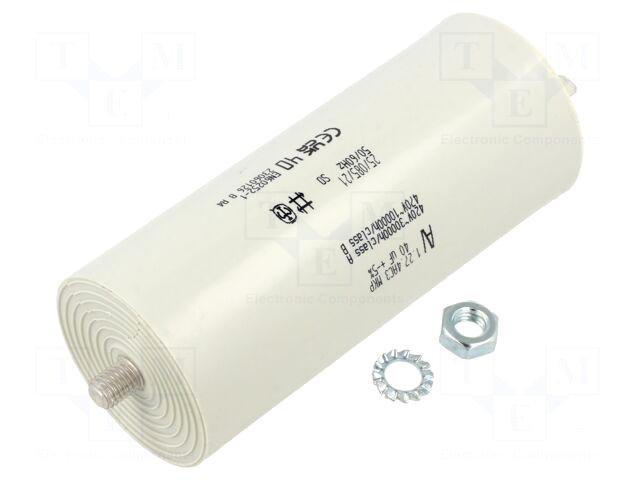 KEMET Capacitor: polypropylene | motors, run