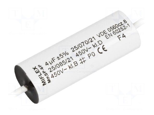 MIFLEX SOLUTIONS Capacitor: motors, run |