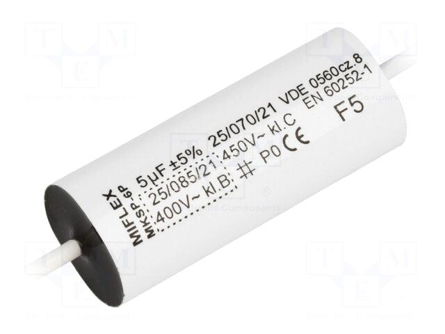 MIFLEX SOLUTIONS Capacitor: motors, run |