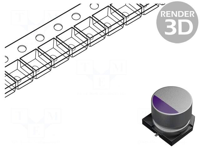 Panasonic Capacitor: polymer | 10uF |