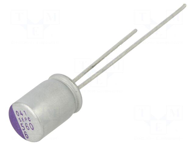 Panasonic Capacitor: polymer | 560uF |